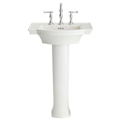 American Standard 0029000.020 Estate Pedestal Sink Leg, White (Leg Only) | Plumbers Center