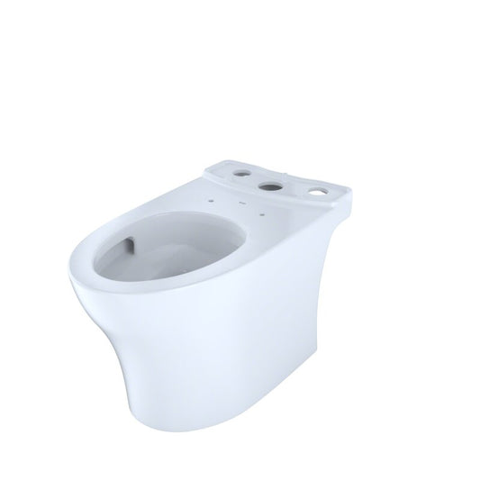 Toto CT446CUFG#01 Aquia Elongated Right Height Toilet Bowl Only - Cotton White 