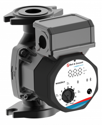 Bell & Gossett 60B0B1000 - Ecocirc 20-18 Variable Speed ECM Smart Cast Iron Circulator, 115V, 145 PSI, 1 Phase, Flanged End Connection | Plumbers Center