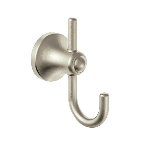 Moen BH5303BN Laia Modern Double Robe Hook - Brushed Nickel 