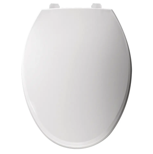 Bemis 7650TDG 000 Commercial Elongated Open-Front Toilet Seat with DuraGuard and STA-TITE® Commercial Fastening System 