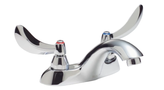 Delta 21C144 Commercial 2-Handle 4"Centerset Bathroom Faucet with Blade Handles in Chrome | Plumbers Center