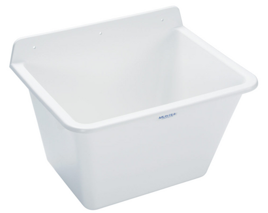 Mustee 16 Wall Mounted Utila-tub Mop Service Sink in White | Plumbers Center