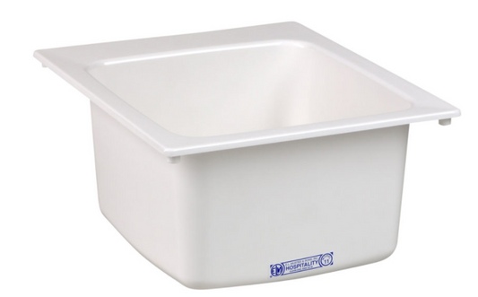 Mustee 11  20"x17" Utility Sink - White 