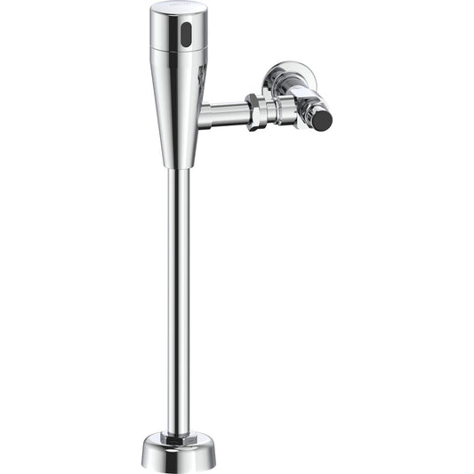 Delta DEMD-86505 Commercial Sensor Exposed Electronic Washdown Urinal Flush Valve, 3/4" Top Spud, Adjustable 1.9 LPF/0.50 GPF, Chrome | Plumbers Center