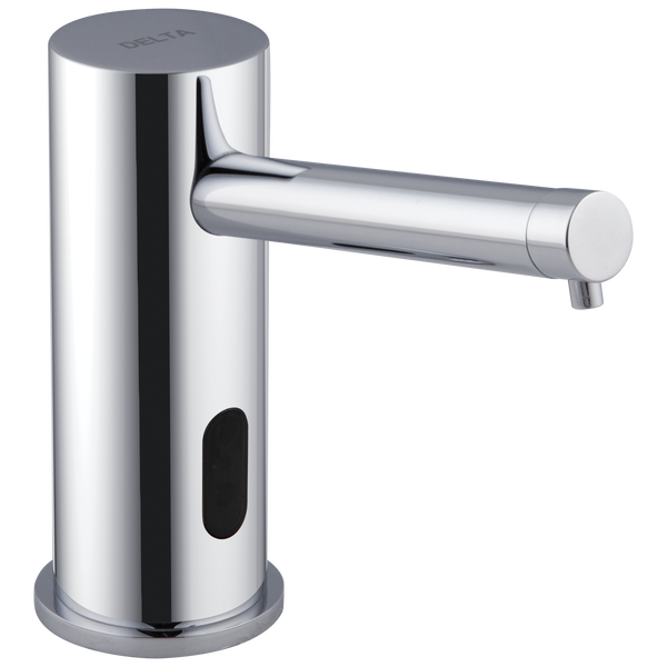 Delta DESD-751 Single Hole Battery Operated Electronic Soap Dispenser, Deck-Mounted, Chrome | Plumbers Center