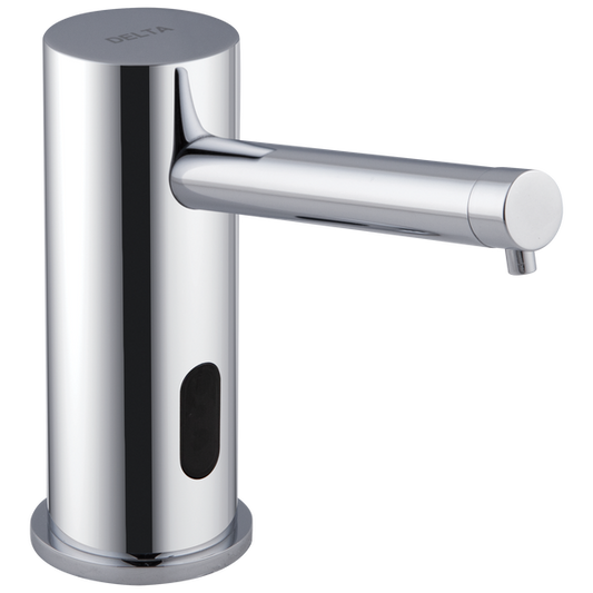 Delta DESD-751 Single Hole Battery Operated Electronic Soap Dispenser, Deck-Mounted, Chrome | Plumbers Center