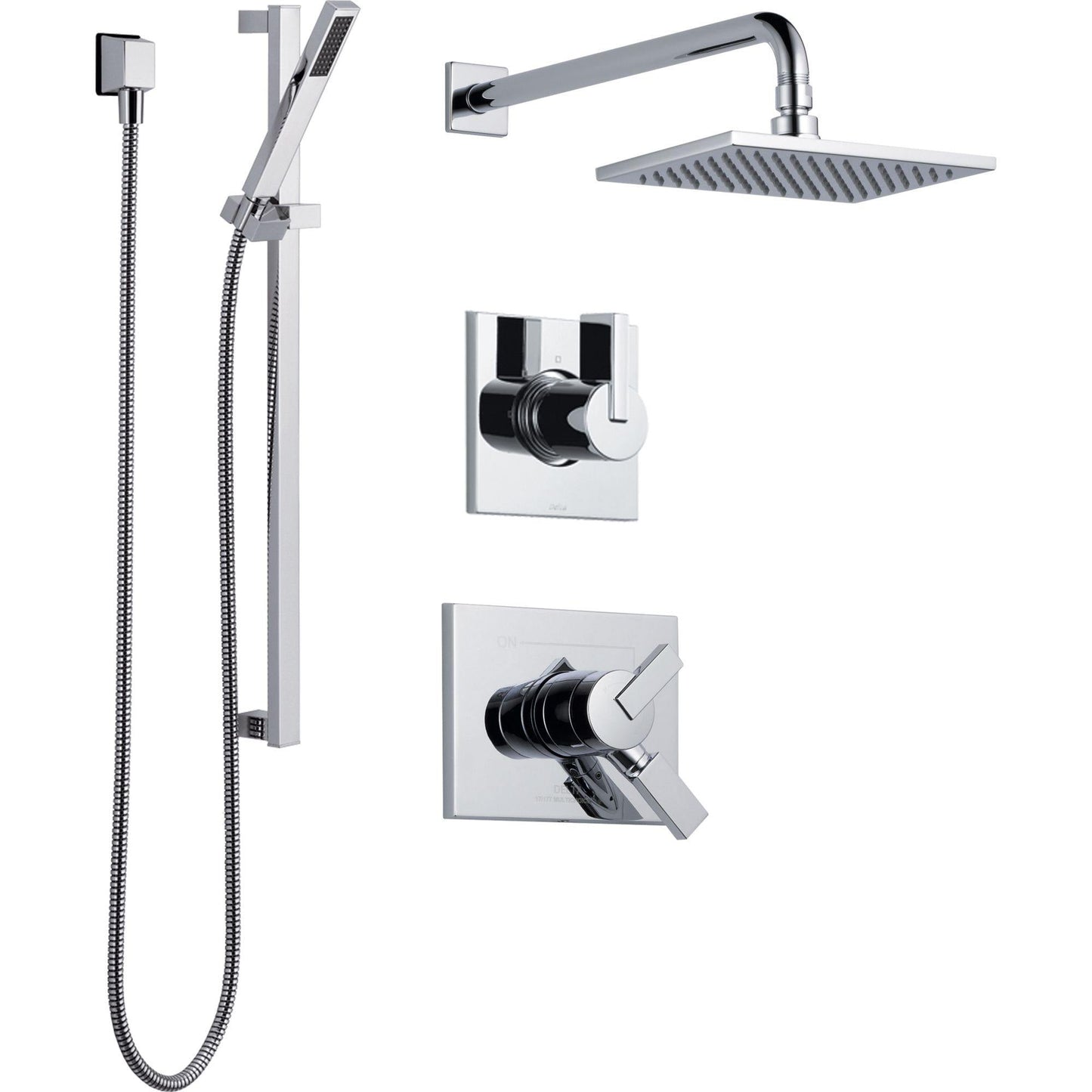 Delta DF-KIT1-WS Vero Monitor 17 Series Complete Shower Kit, Chrome | Plumbers Center