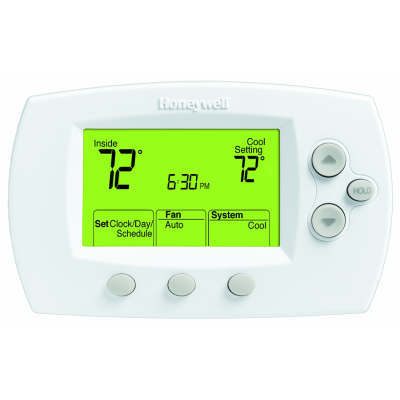 Honeywell Home TH6110D1021/U FocusPRO 6000 Programmable Thermostat for 1 Heat/1 Cool Conventional & Heat Pump | Plumbers Center