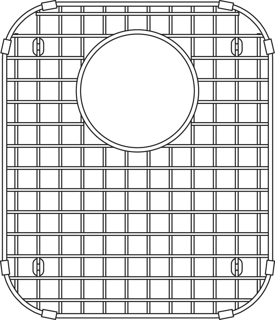 Blanco 406466 Vision Sink Grid, 14-in x 11.75-in, Stainless Steel | Plumbers Center