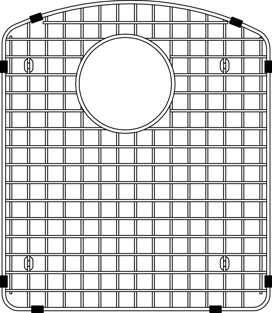 Blanco 406490 Diamond Bottom Kitchen Sink Grid in Stainless Steel | Plumbers Center