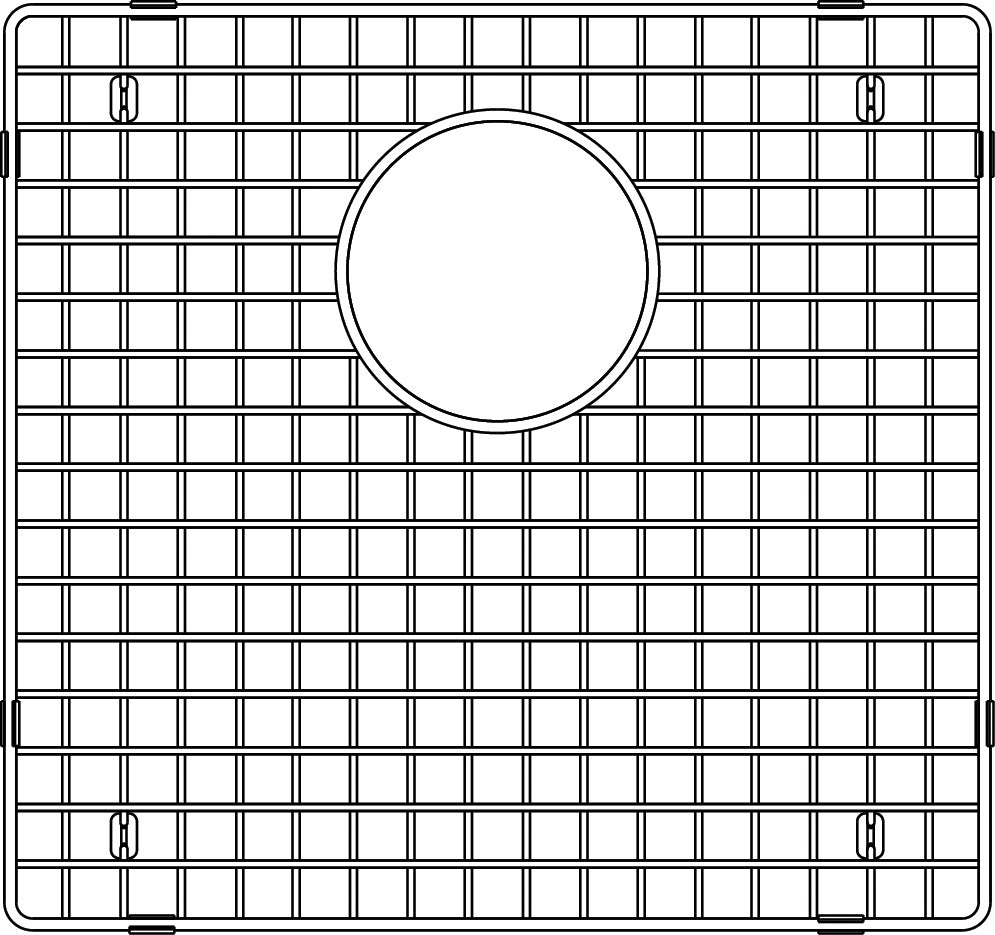 Blanco 406451 Sink Grid for Precision, Quatrus, Radius Sinks in Stainless | Plumbers Center