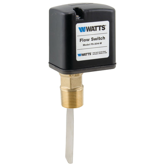 Watts 00067101 - FS-204-W 1" Wet Paddle-Type Flow Switch 