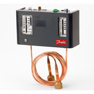 Danfoss 060-5250 KPU 15B Dual Pressure Switch Control SPST with 36" Capillary Tube & 1/4" Flare Nut | Plumbers Center