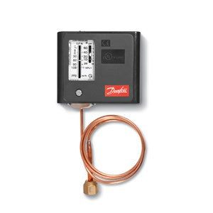 Danfoss 060-5233 Low Pressure Control with 36" Capillary Tube, 120V/240V, SPDT | Plumbers Center