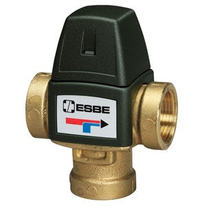 Danfoss 065B8869LF ESBE VTA 3/4" FNPT 3-Way Thermostatic Mixing Valve, 1.9 Cv, 85-120°F, Lead Free, Threaded | Plumbers Center