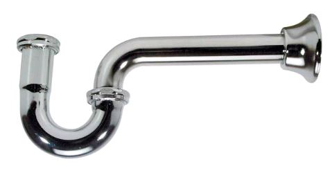 OS&B OK2424 1 1/4" Chrome Plated Sink P-Trap, 20 Gauge, CSA Approved 