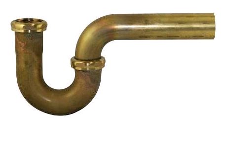 OS&B OK2724 1-1/2" Rough Brass Sink P-Trap  