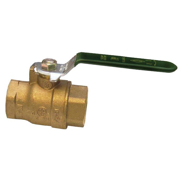 Jenkins 201J-1/4 - 1/4" Series 201J Threaded Forged Brass Full Port Ball Valve 600 PSI CWP/150 PSI SWP | Plumbers Center