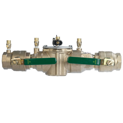 Watts T063235 - LF007M1-QT-FZ-2 - 2" DVCA Double Check Valve Backflow Preventer Assembly with Quarter Turn Shutoff, Single Top Entry, Freeze Sensor - Lead Free