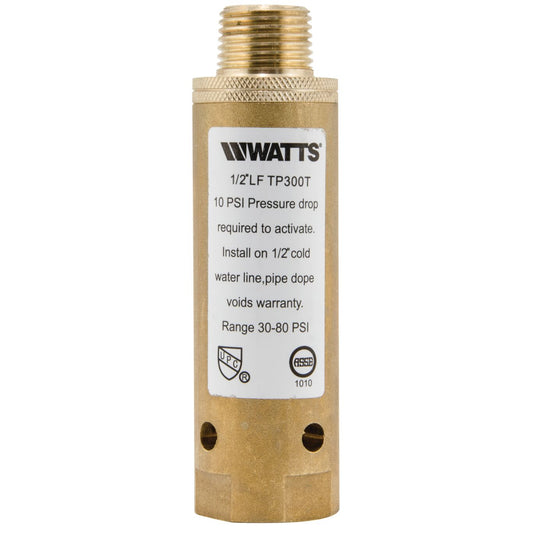 Watts 0121238 - LFTP300T-1/2" Lead Free Trap Primer, 1/2-Inch Male NPT Inlet by 1/2-Inch Female NPT Outlet 