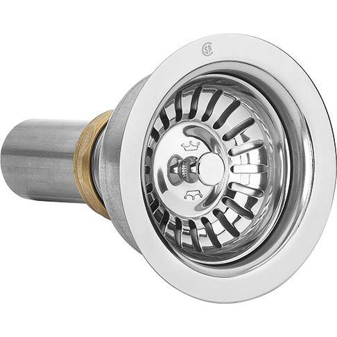 Kindred 1140/60 Sink Strainer Assembly with Tailpiece - Stainless Steel | Plumbers Center