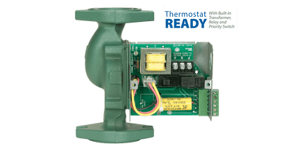 Taco 0011-ZF4-1IFC Taco Series 0011 Flanged Cast Iron Priority Zoning Circulator Pump with Integral Flow Check, 1/8 HP, 115V 