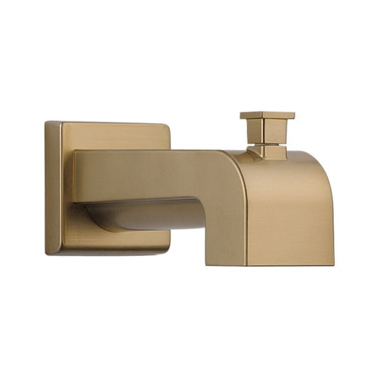 Delta RP53419CZ Vero Tub Spout with Pull-Up Diverter in Champagne Bronze | Plumbers Center