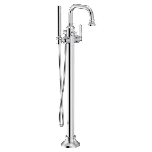 Moen S44507 Colinet Free Standing Floor Mounted One-Handle Tub Filler with Hand Shower, Chrome 