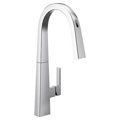 Moen S75005EV2C Nio Motion Control Smart 1-Handle Kitchen Faucet with Pulldown Sprayer, Chrome