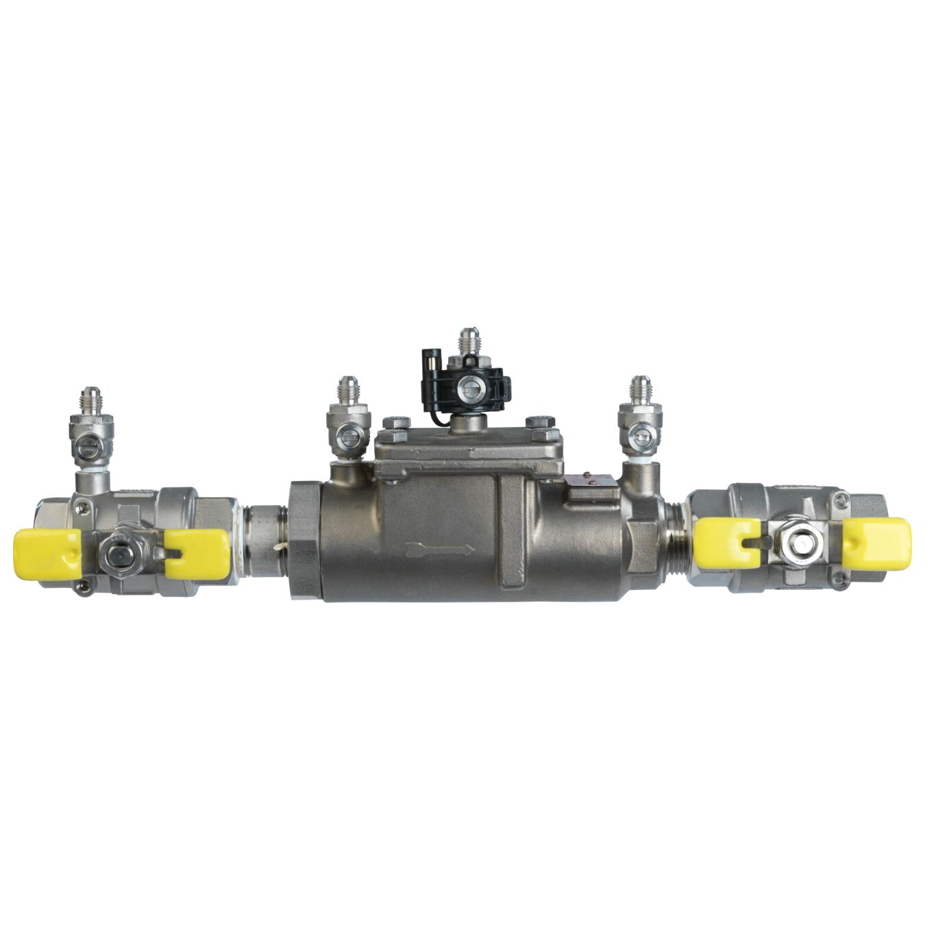 Watts T062692 - SS007M1-QT-FZ-1 - 1" Stainless Steel Double Check Valve Backflow Preventer Assembly with Quarter Turn Shutoff, Single Top Entry, Freeze Sensor