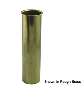 OS&B 812-12RB 1-1/2” x 12" Sink Tailpiece in Rough Brass Finish, 22 Gauge 