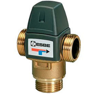 Danfoss 065B8878 ESBE Series 30MR Point of Source Compact Thermostatic Mixing Valve, Tail Piece Required, 1.9 CV, 95 - 140 F | Plumbers Center