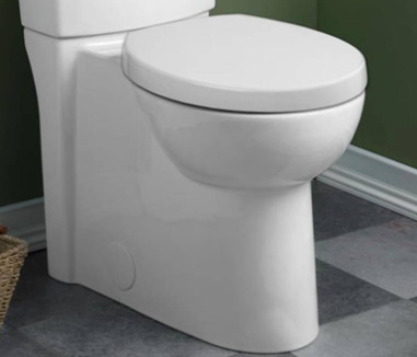 American Standard 3075120.020 Studio Elongated Toilet Bowl with Concealed Trapway, ADA Compliant, Dual Flush, White (Seat Included) | Plumbers Center