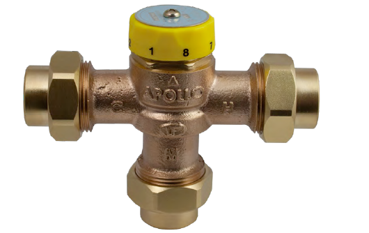 Apollo 34ALF215S 1" Lead Free Thermostatic Mixing Valve in Solder Connections | Plumbers Center