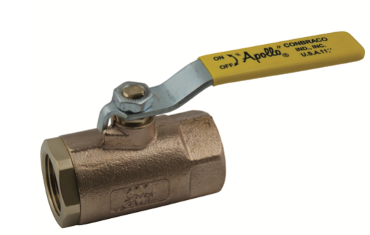 Apollo Valves 70-100 Series Threaded 2-Piece Standard Port Bronze Ball Valve, 600 CWP, Sizes from 1/4" to 4" | Plumbers Center