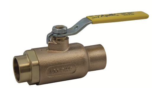 Apollo Valves 70-200 Series Soldered 2-Piece Standard Port Bronze Ball Valves, 600 CWP, Sizes from 3/8" to 2" | Plumbers Center