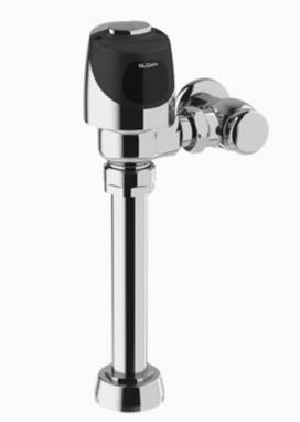 Sloan 3250289 G2 8111-1.28 Optima Plus Battery Operated Exposed Sensor Water Closet Flushometer, 1.28 gpf, Polished Chrome 