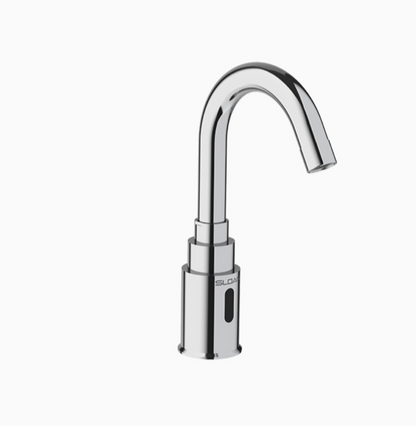 Sloan 3362109 SF-2200-4 SF Series Hardwired-Powered Sensor Operated Deck-Mounted Gooseneck Bathroom Faucet 