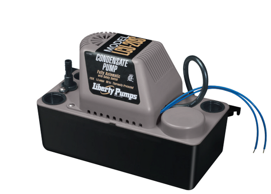 Liberty Pumps LCU220ST - 1/30 HP Automatic Condensate Pump with Safety Switch, 220V, 20’ Max.Head, 0.7 Amps (Tubing Included) | Plumbers Center