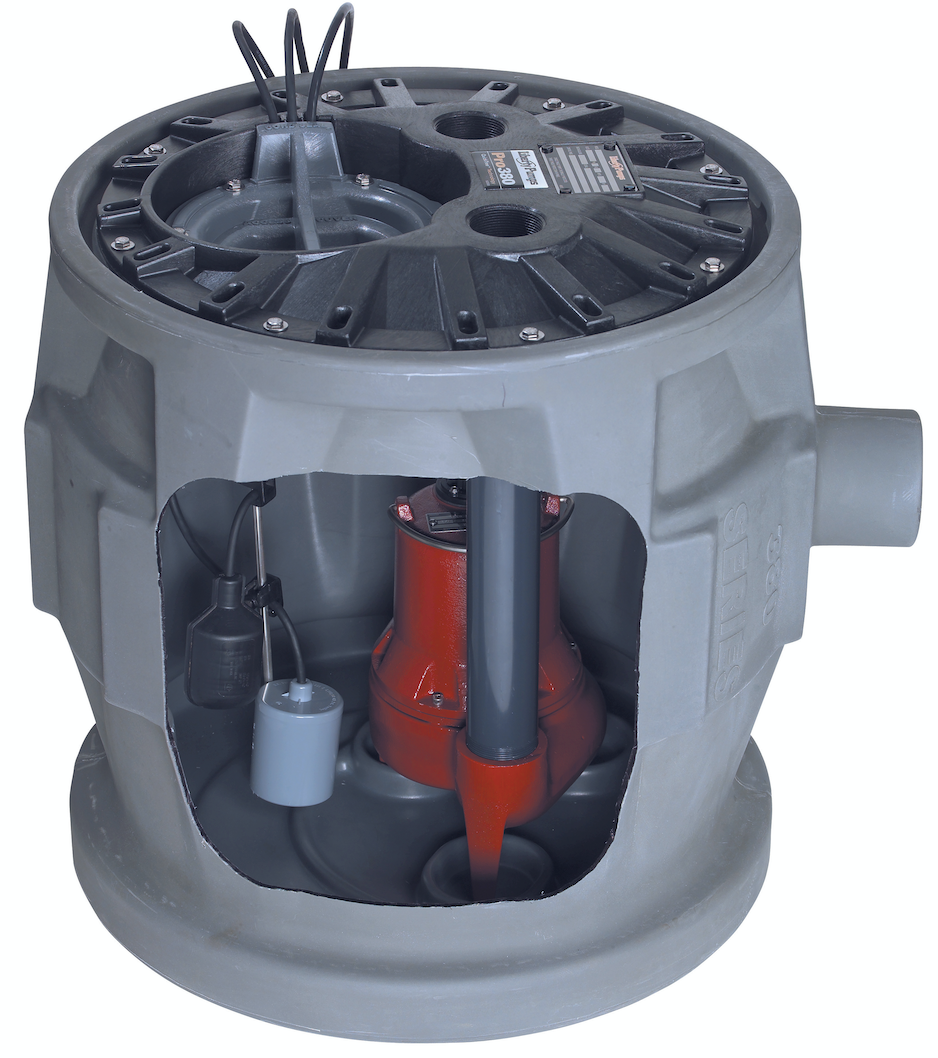 Liberty Pumps P382LE51A - 1/2 HP Pre-Assembled Simplex Sewage Systems with QuickTree® Technology, 1 Phase, 115 Volts, 10' Power Cord, 2" Discharge, 25' Maximum Head | Plumbers Center