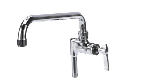 Encore KL55-7016 Pre-Rinse Brass Add-On Faucet with 16" Spout, Chrome Plated  | Plumbers Center