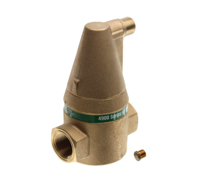 Taco 49-100T-2 - 1" Threaded Brass 4900 Series Air Separator, FNPT x FNPT Connection, 150 PSI  