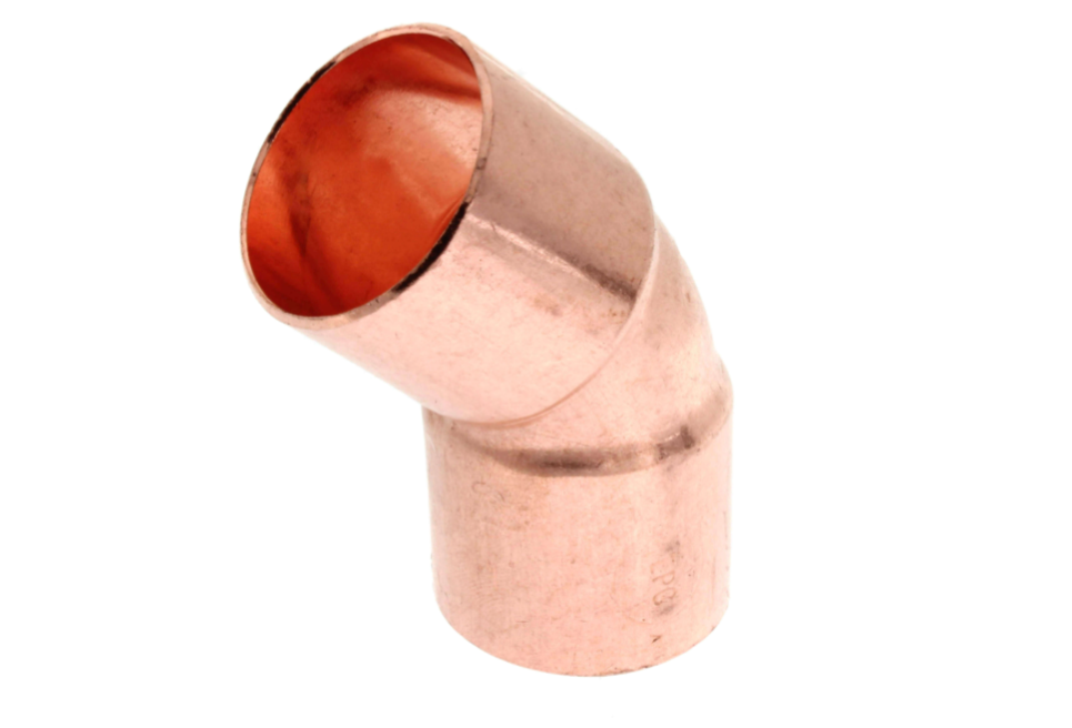 2-1/2" COP 45 ELBOW | Faucet Center