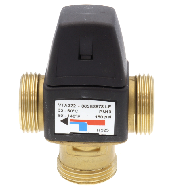 Danfoss 065B8878LF 3/4" ESBE VTA Thermostastic Mixing Valve, 95-140°F, Lead Free | Plumbers Center