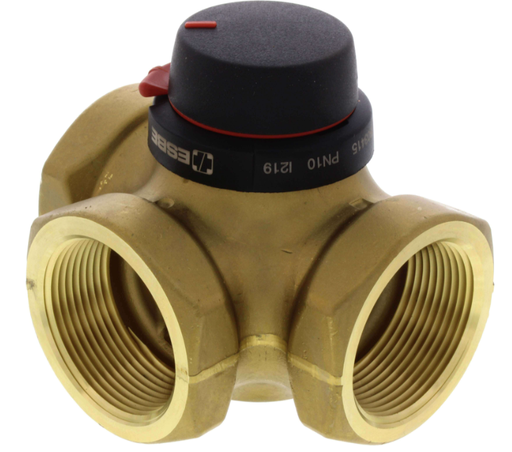 Danfoss 193B1506 1-1/2" FNPT ESBE VRG 3-Way Mixing Valve, 145 PSI, 230°F Maximum Temperature, Threaded | Plumbers Center