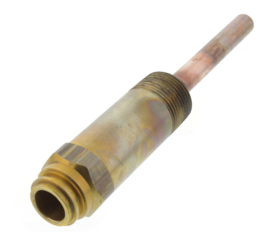 Honeywell Resideo 123871A/U 3/4" NPT Copper Well Assembly with 3/8" Bulb | Plumbers Center