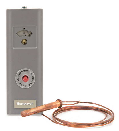 Honeywell Resideo L4008E1313/U Manual Reset High Limit Aquastat Controller Operates at 100 F to 240 F, Horizontal or Vertical Mount | Plumbers Center