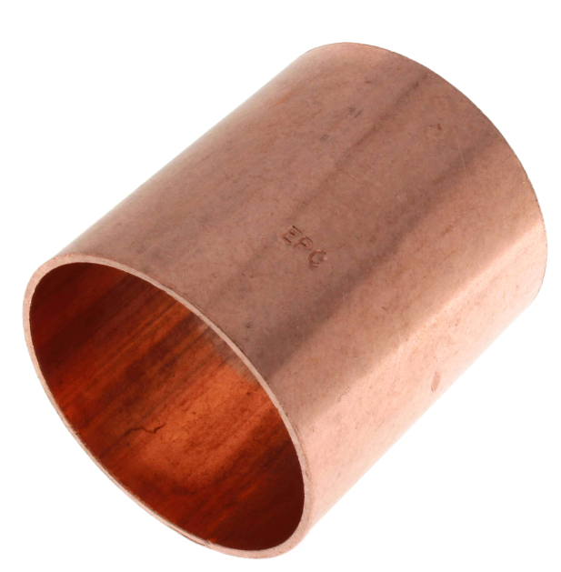 2-1/2" COPPER COUPLING - 2-1/2" Copper Wrot Coupling Fitting | Faucet Center