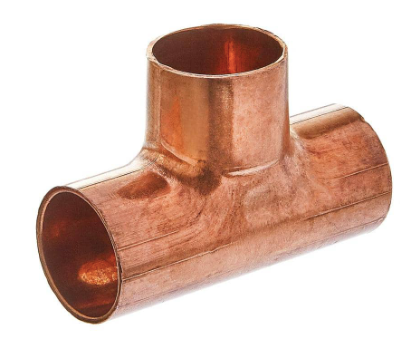 1/4" COPPER TEE - 1/4-Inch CXCXC Copper Pressure Tee Fitting | Faucet Center